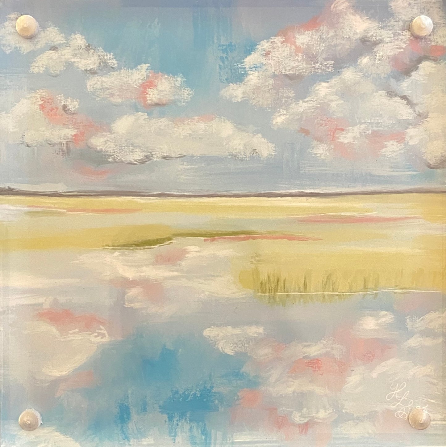 "Spring Marsh" Acrylic Art Block