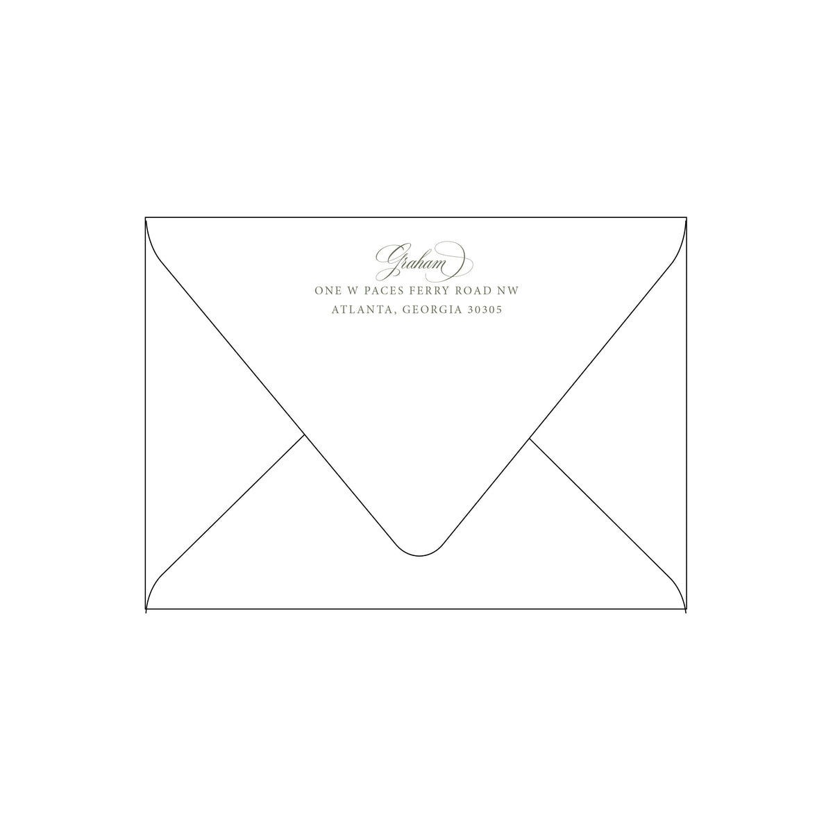 Amaryllis Horizontal Holiday Card