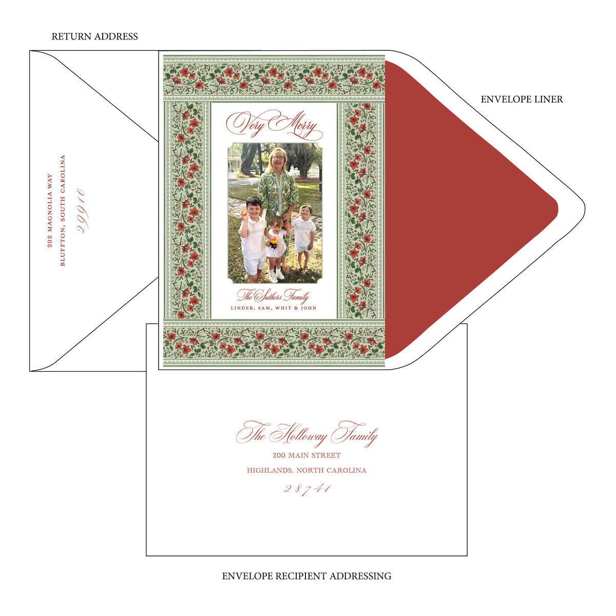 Amaryllis Red Card 3