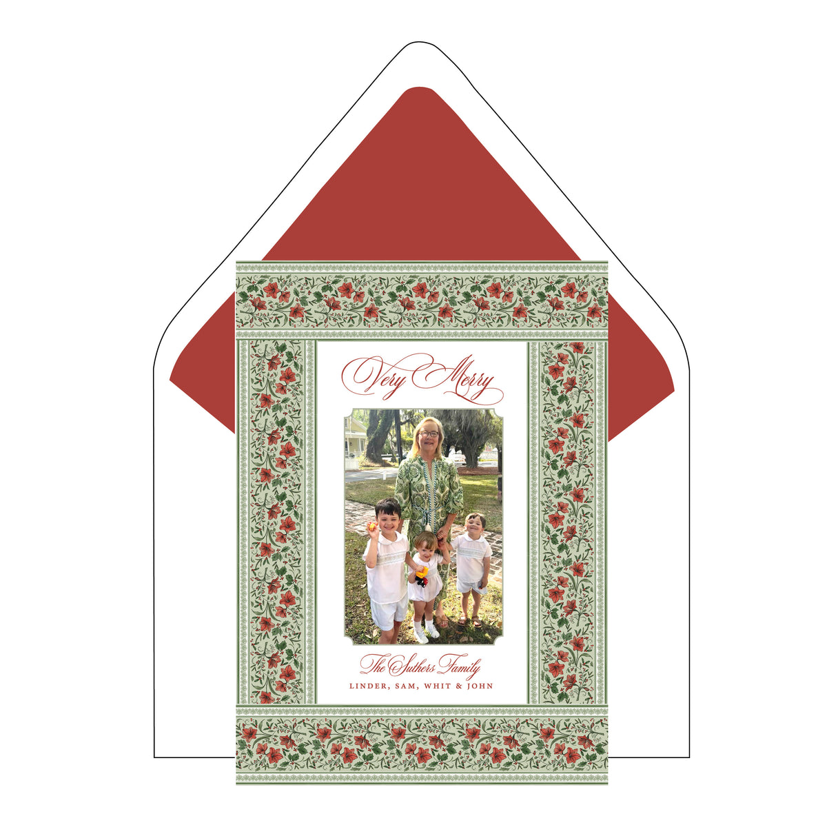 Amaryllis Red Card 3