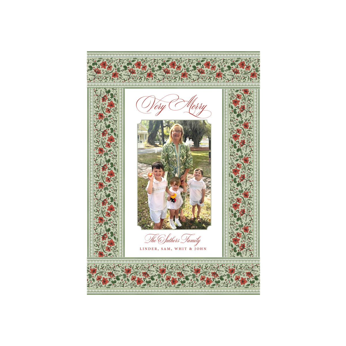 Amaryllis Red Card 3