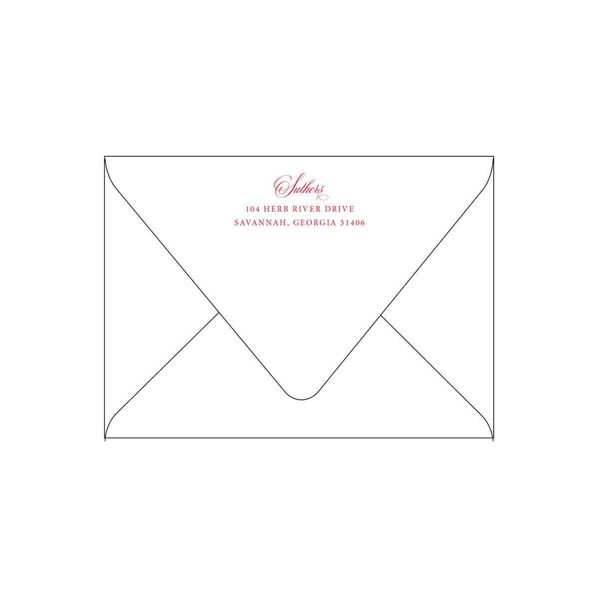 Amaryllis Red Horizontal Holiday Card