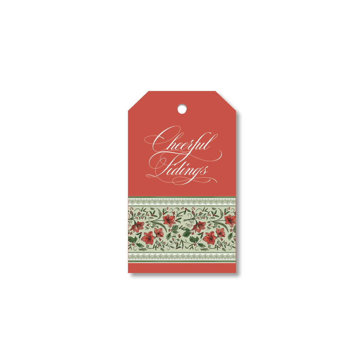 Amaryllis Red Gift Tag