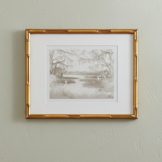 "Sepia Marsh” Giclee Print