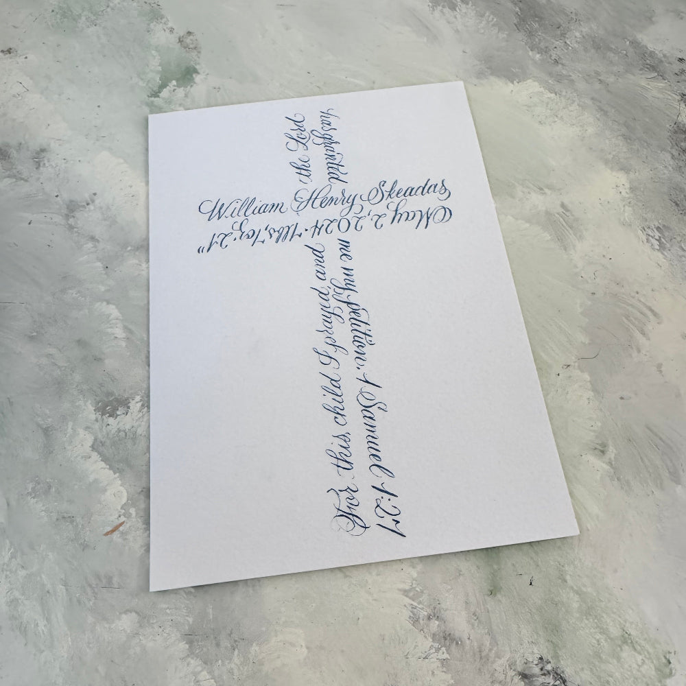Calligraphy Cross