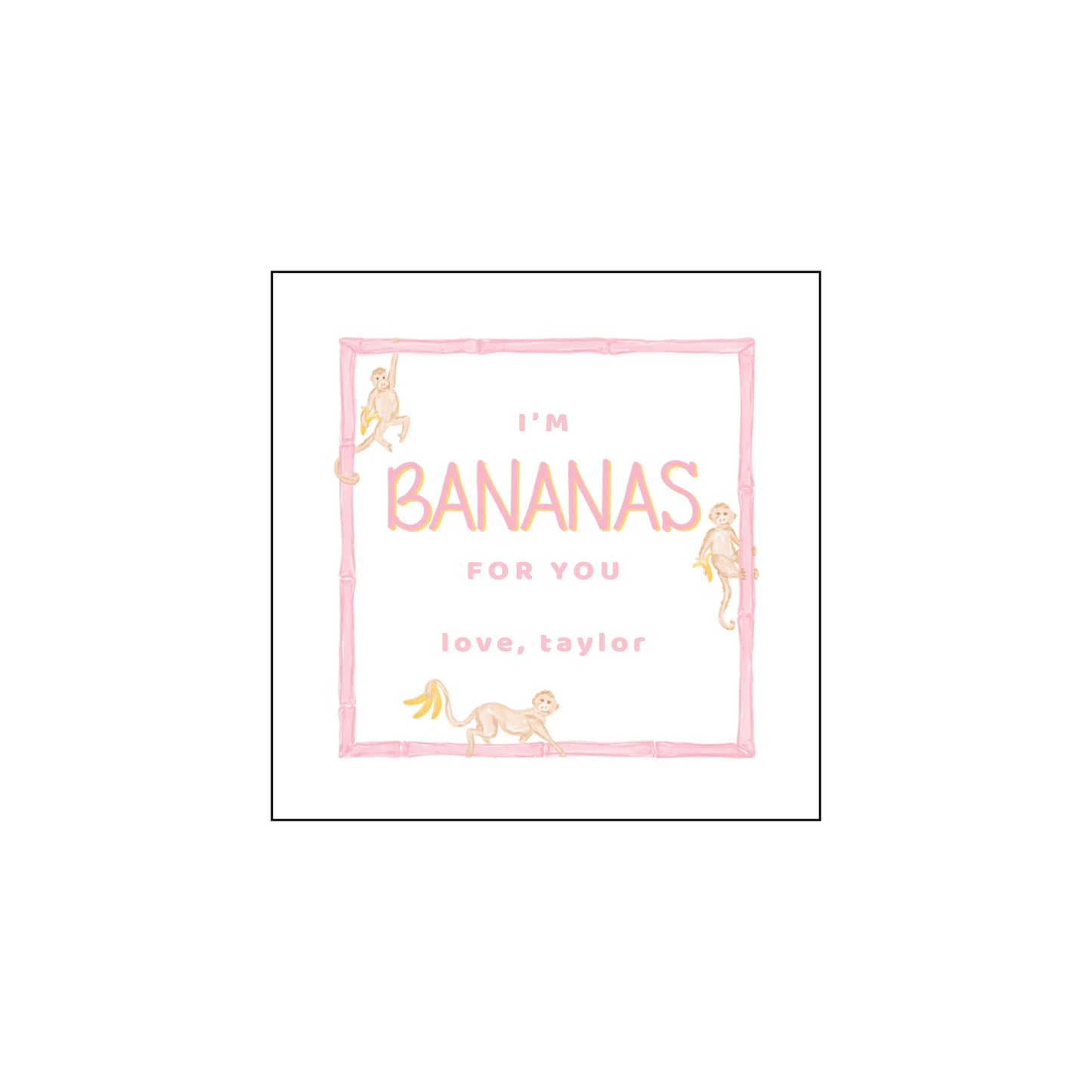 Bananas Valentine