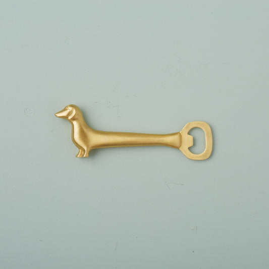 Dog Bottle Opener, Gold