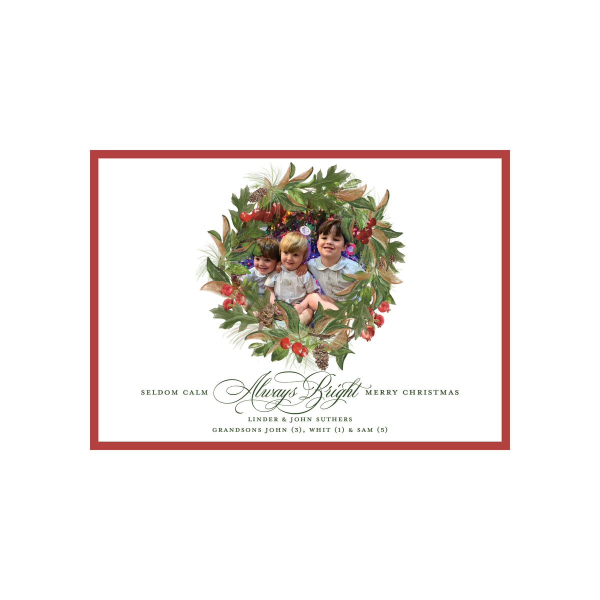 Berry Wreath Card 2