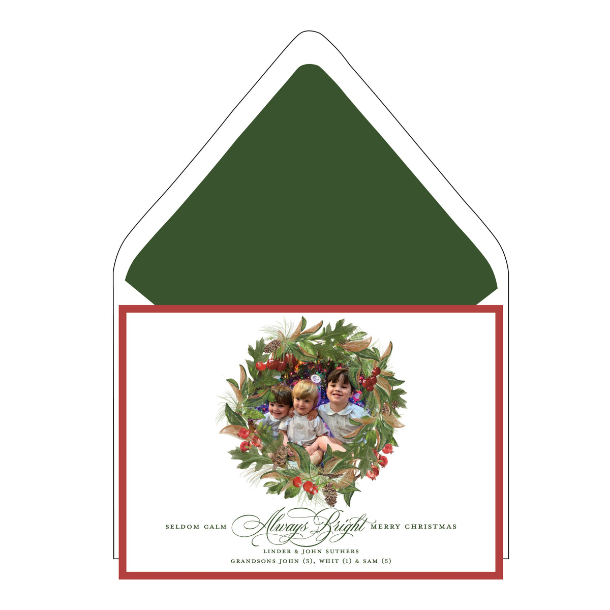 Berry Wreath Card 2