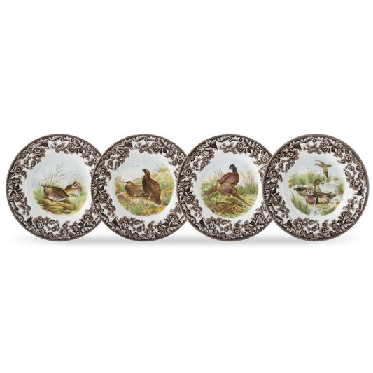 Woodland Canape Plates, Birds