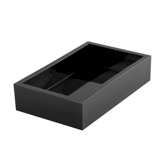 Acrylic Guest Towel Holder - Black