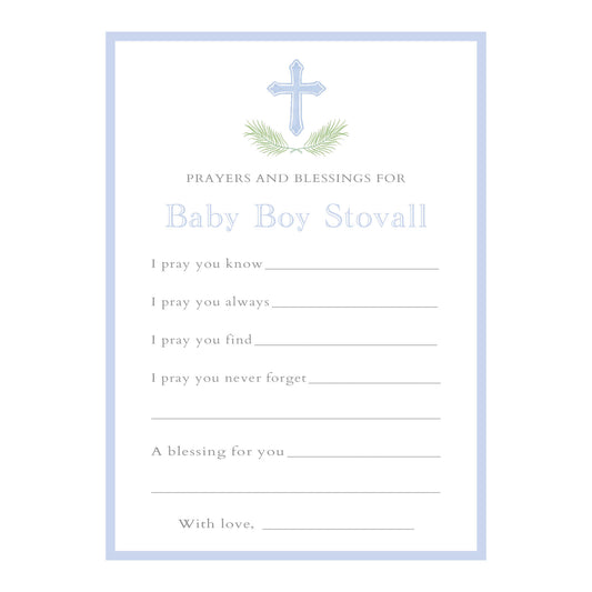 Custom Blessing Cards