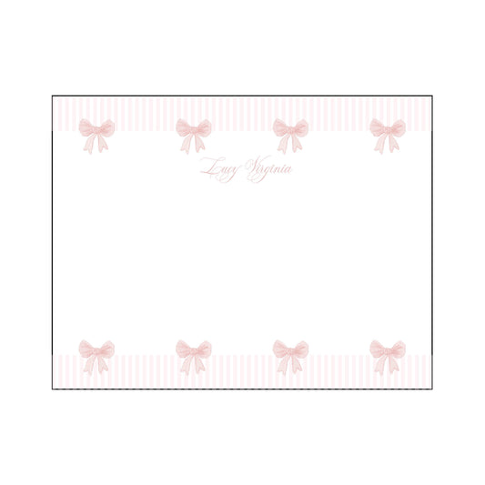 Bow Frame Notecard