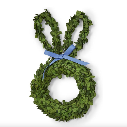 Boxwood Bunny Wreath