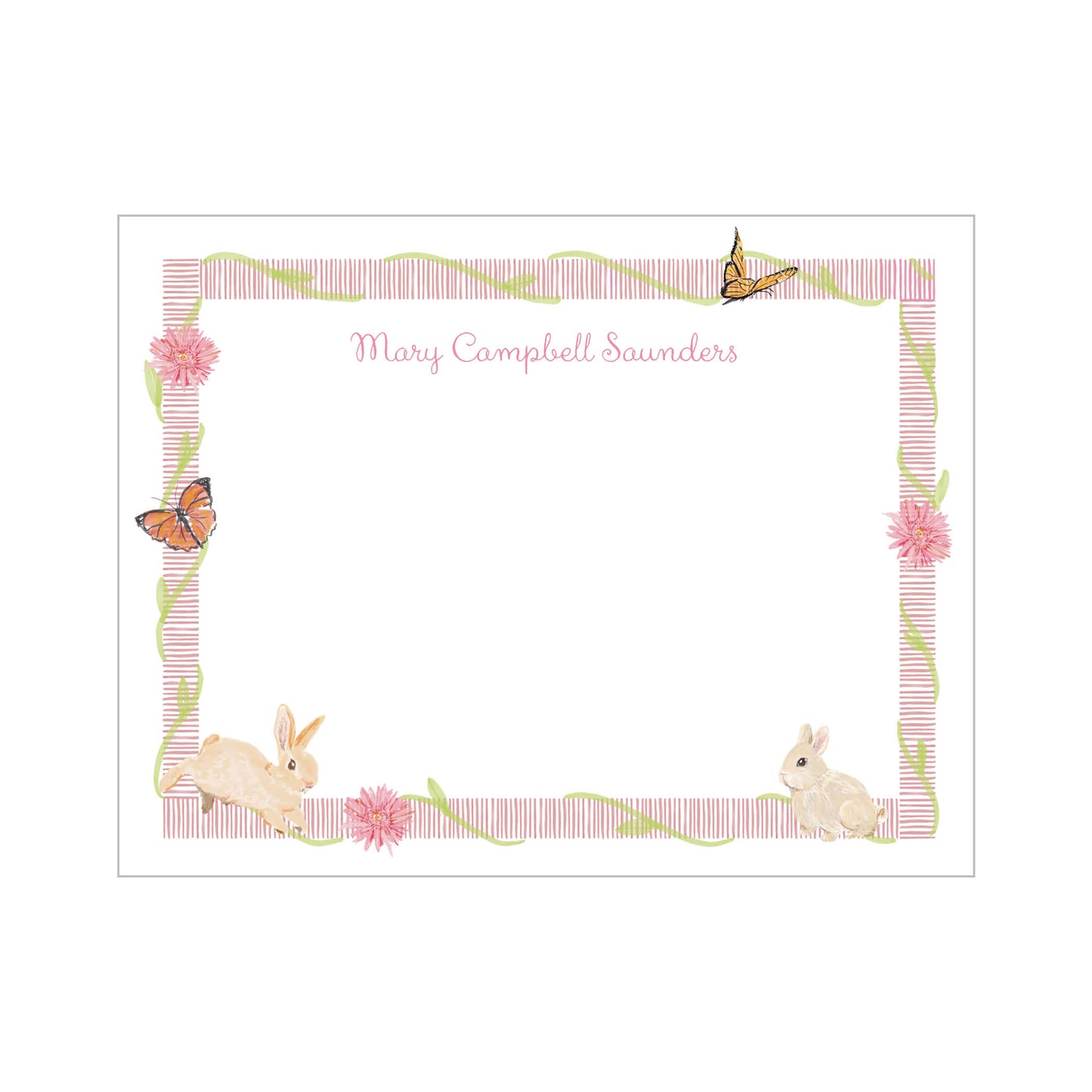 Bunny Flutter Notecard