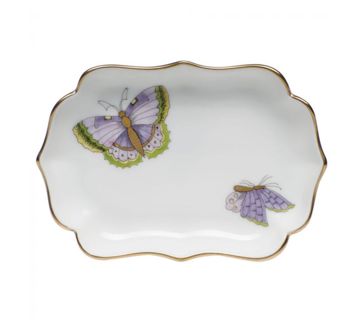 Butterflies Mini Scalloped Tray