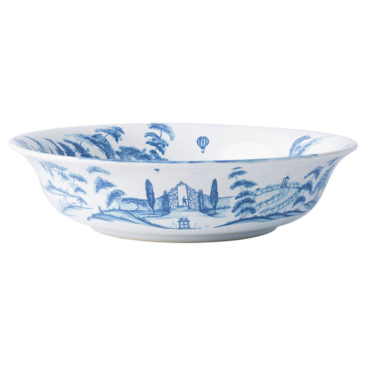 Country Estate Serving Bowl 13 in. - Delft Blue