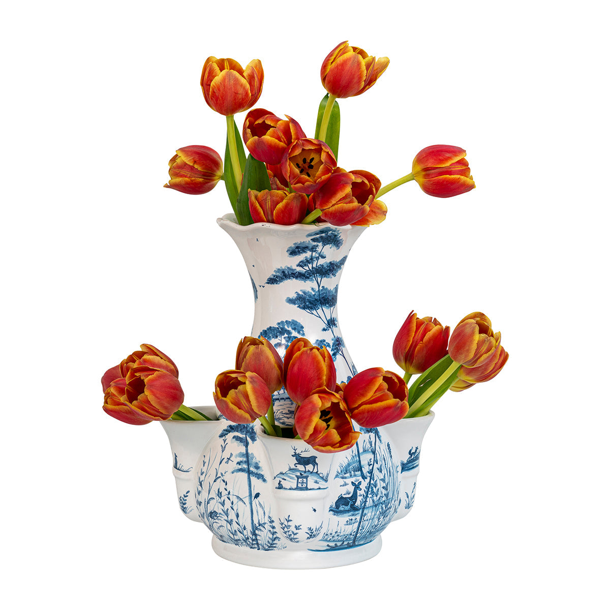 Country Estate Tulipiere Vase - Delft Blue