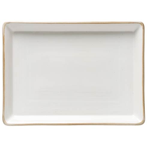 Sardegna Rect. Platter 18", White