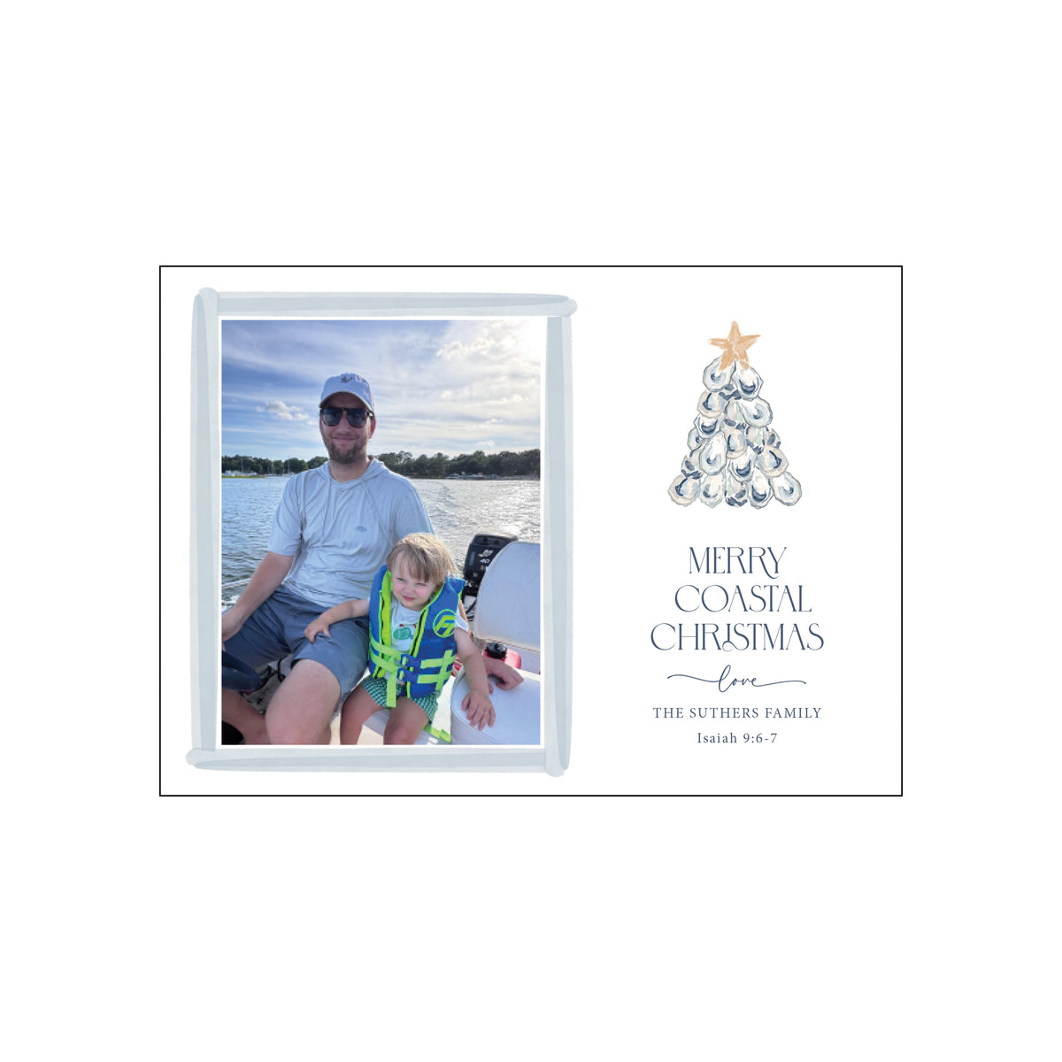 Coastal Christmas Card