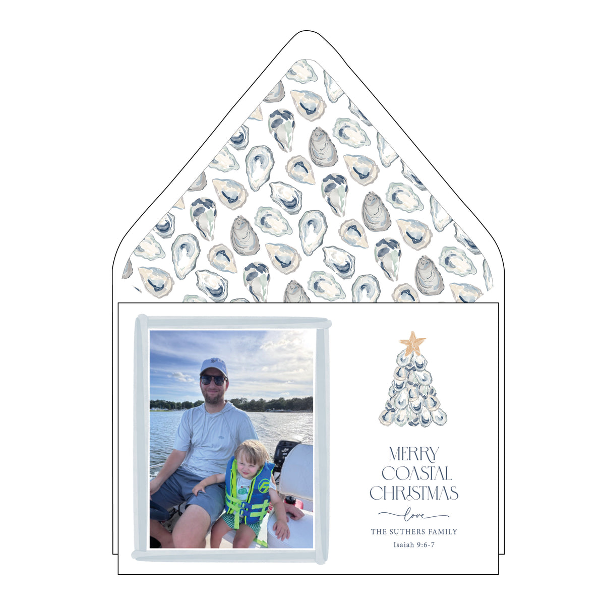 Coastal Christmas Card