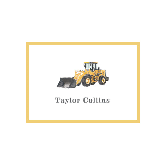 tractor bulldozer card
