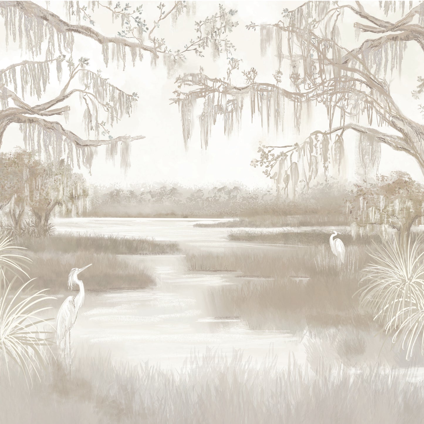 Sepia Marsh Cocktail Napkins