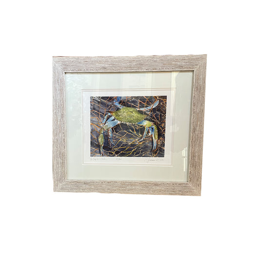 "He Crab in a Net" Giclee Print