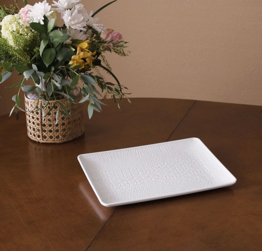 Vida Croc Medium Rectangular Tray