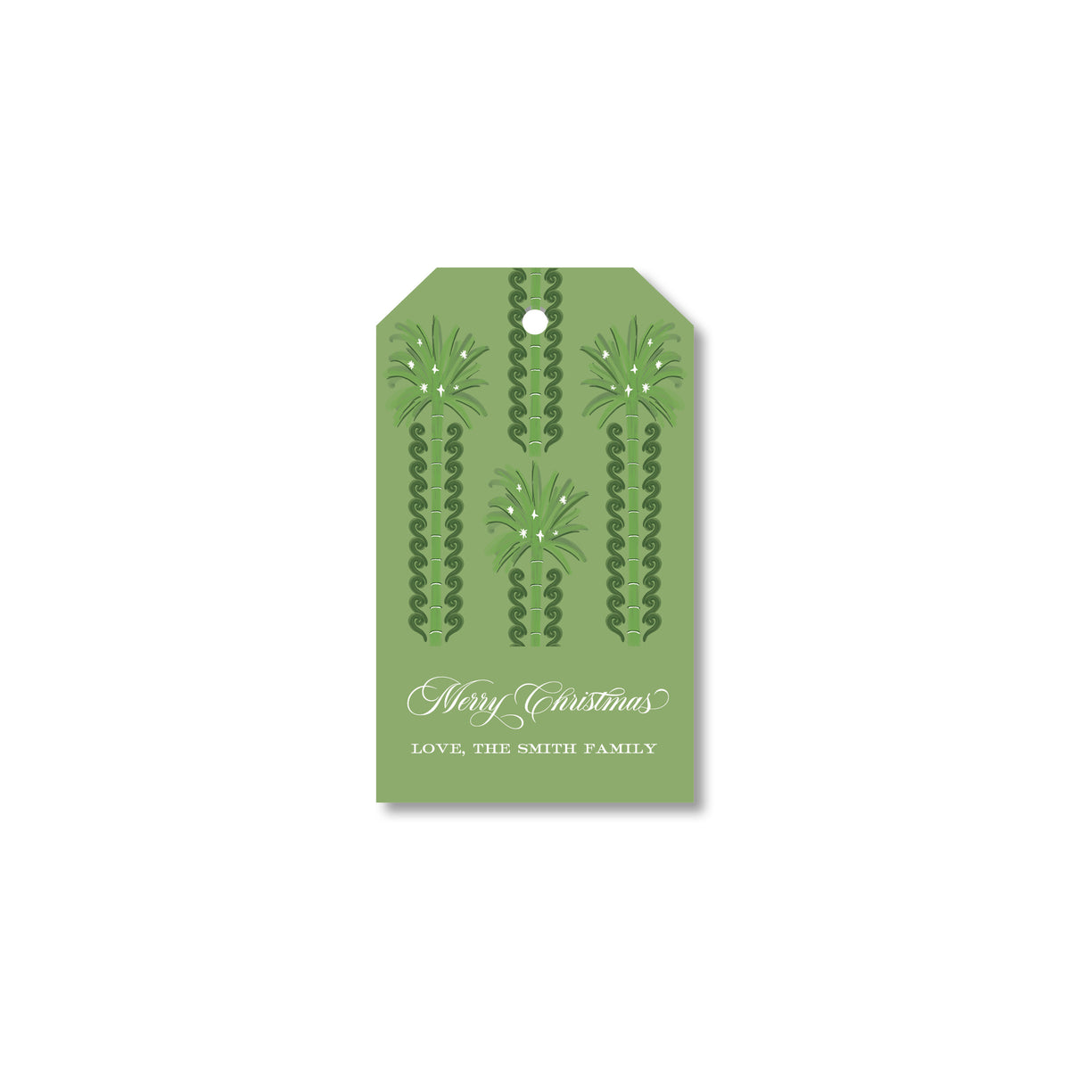 Deck the Palms Gift Tag