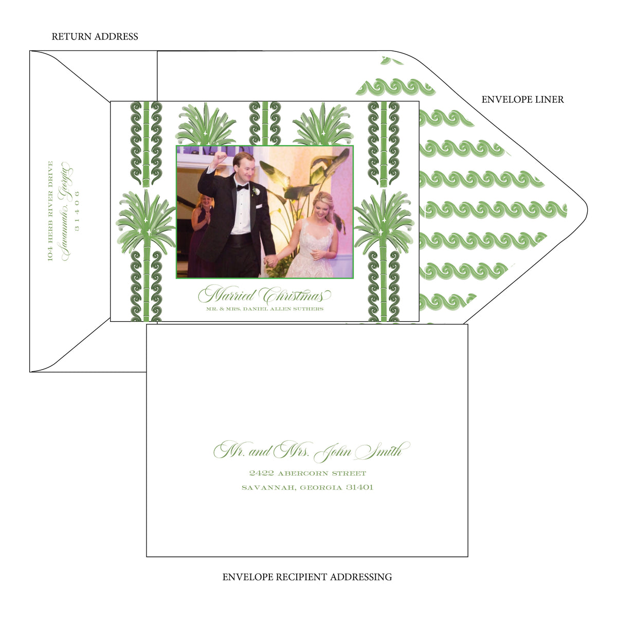 Deck the Palms Holiday Card
