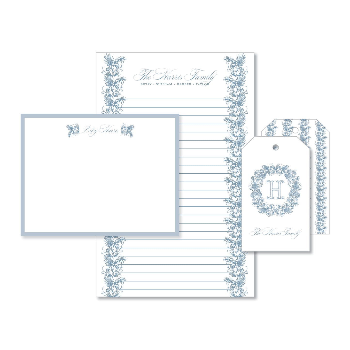 Oyster Garland Stationery Set