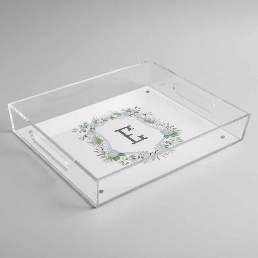 Lowcountry Crest Acrylic Tray
