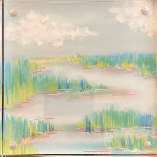 "Summer Marsh" Acrylic Art Block