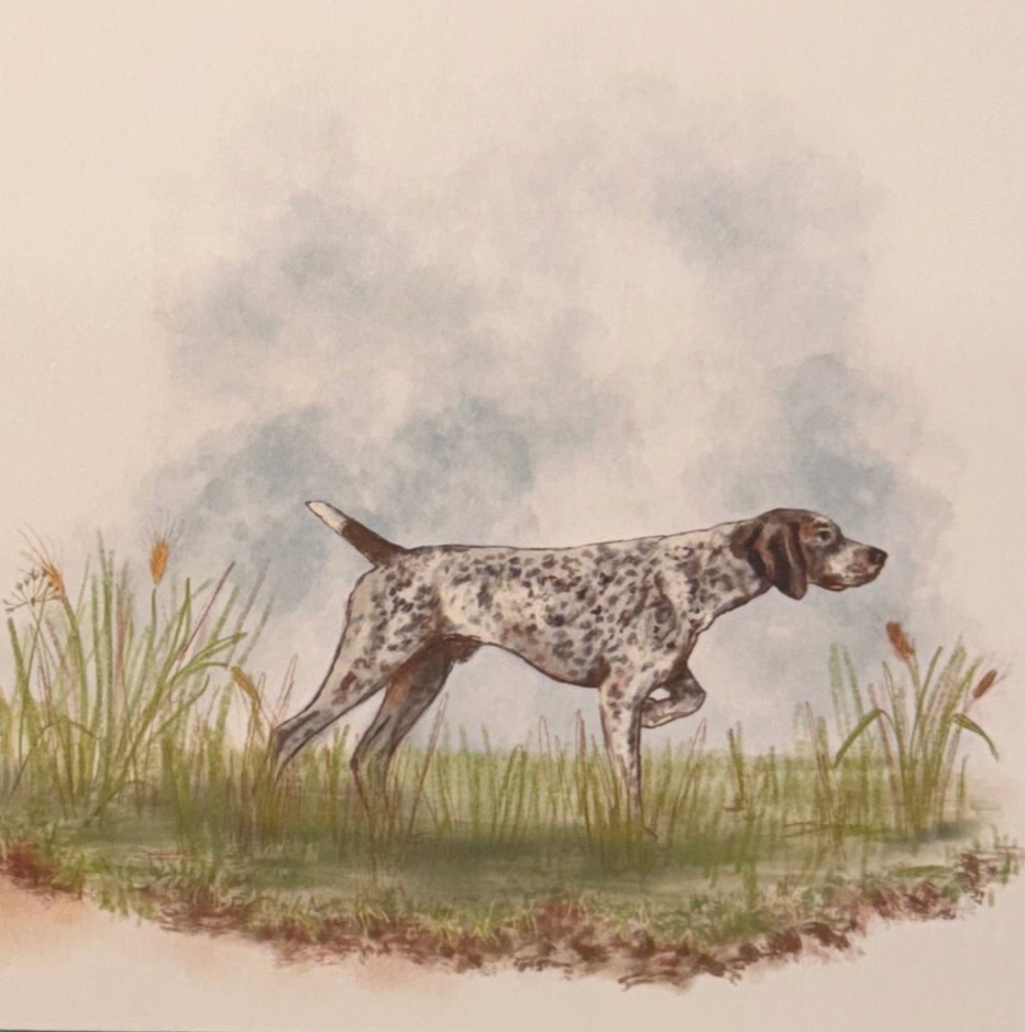 Pointer “Petite Pup” Acrylic Art