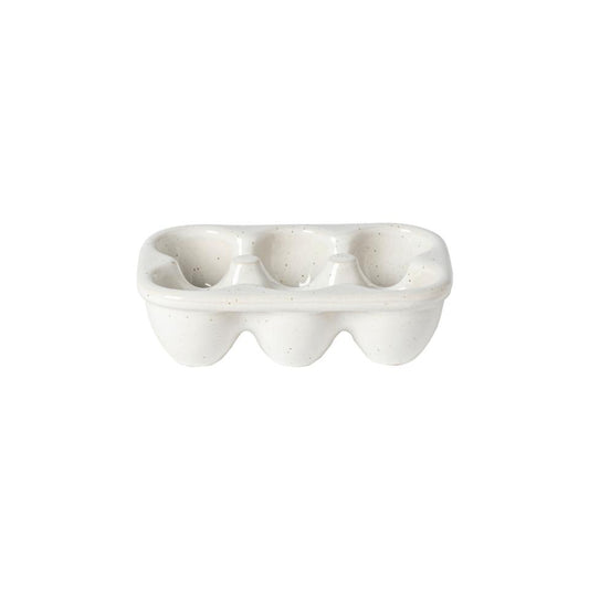 Fattoria Egg Crate Holder (half dozen) 7", White