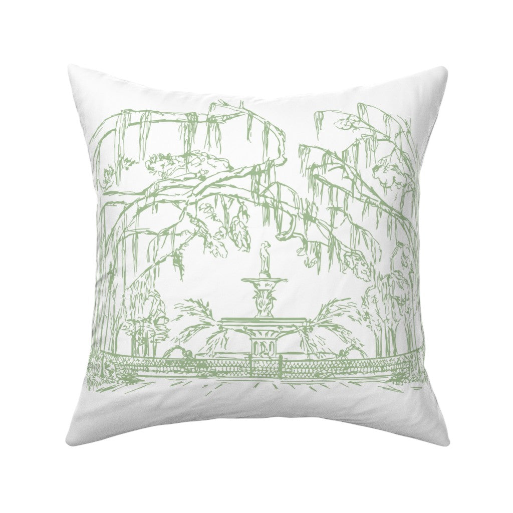 Forsyth Fountain Pillow Cover
