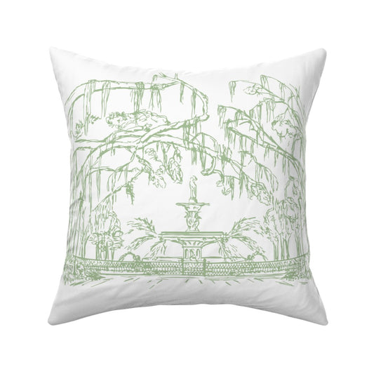 Forsyth Fountain Pillow Cover