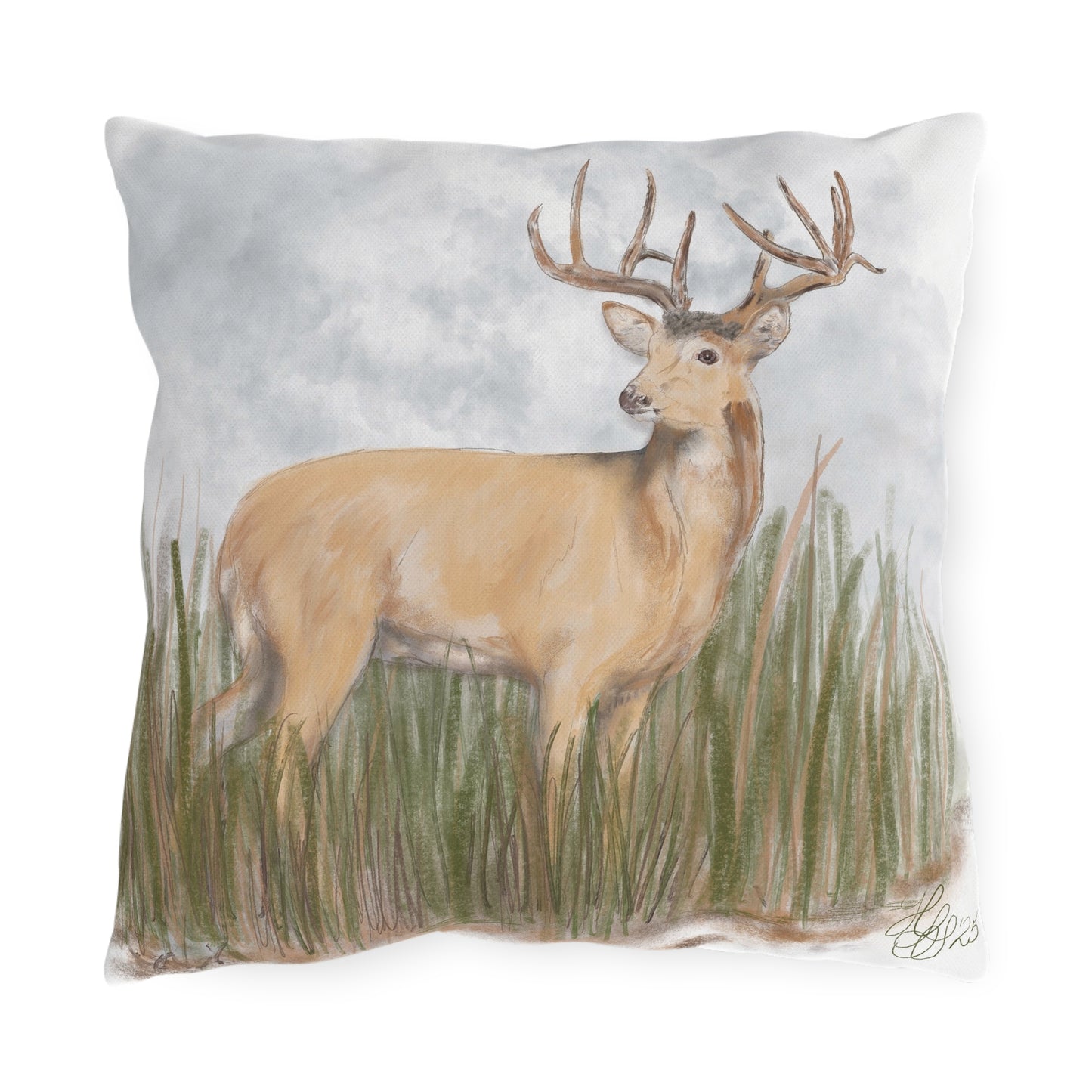 Woodland Dogscape Pillow Covers