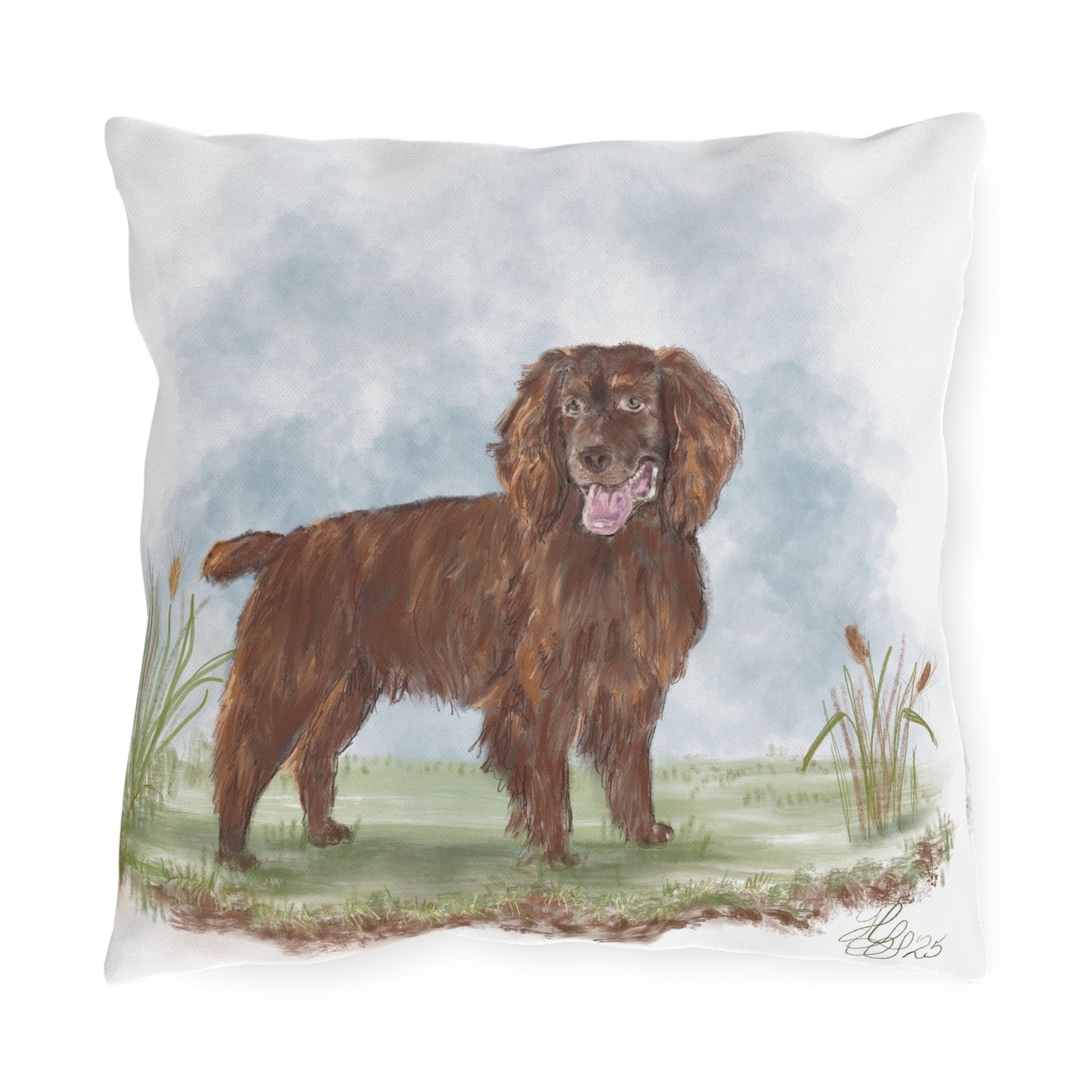 Woodland Dogscape Pillow Covers