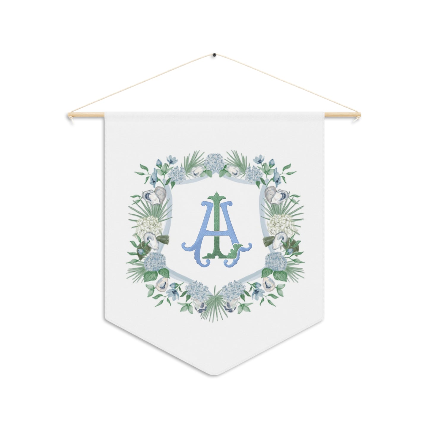 Wedding Banner Watercolor Crest
