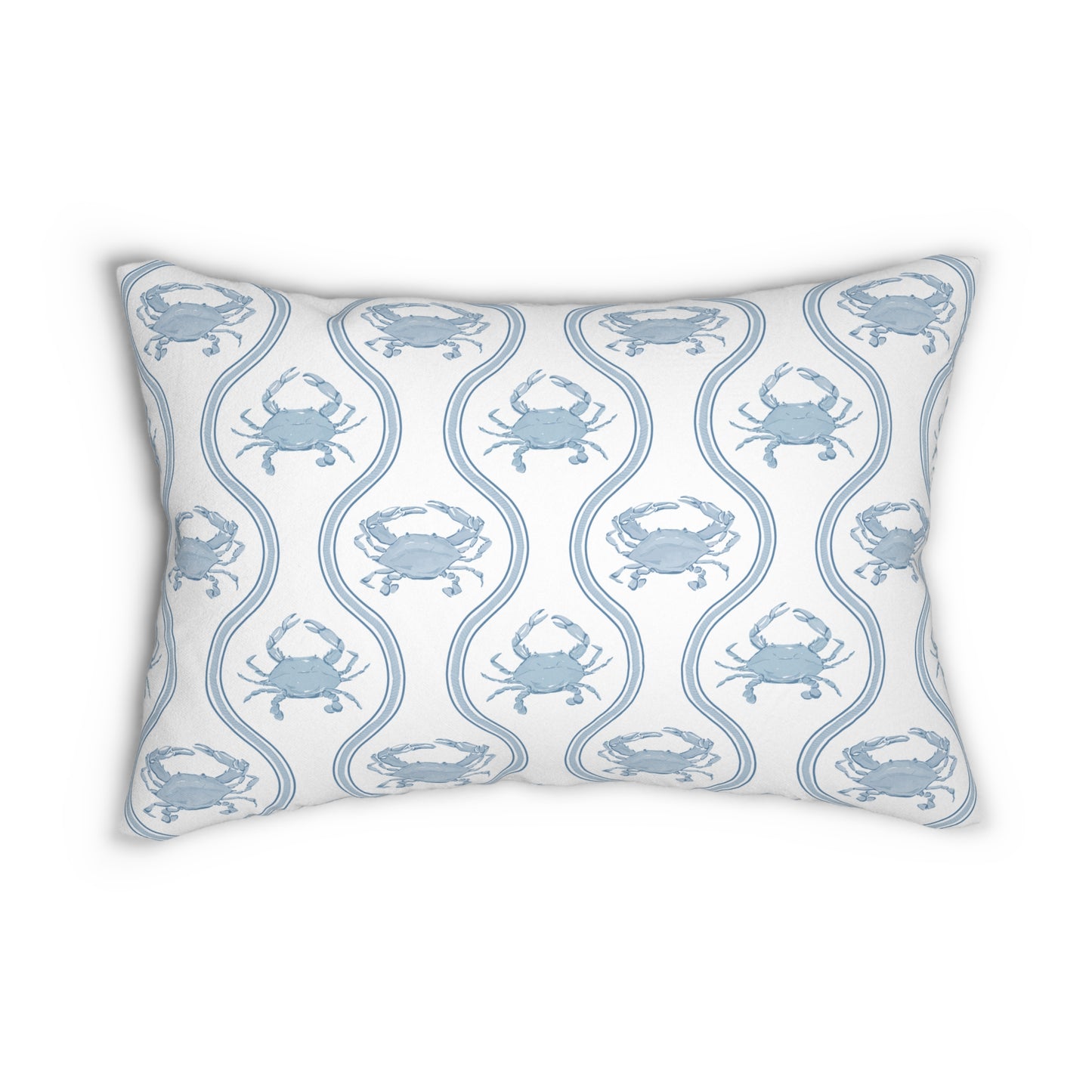 Blue Crab Coastal Pillow Covers