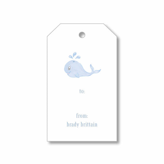 Gift Tag - Blue Whale