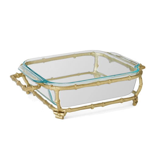 Gold Bamboo Casserole Holder