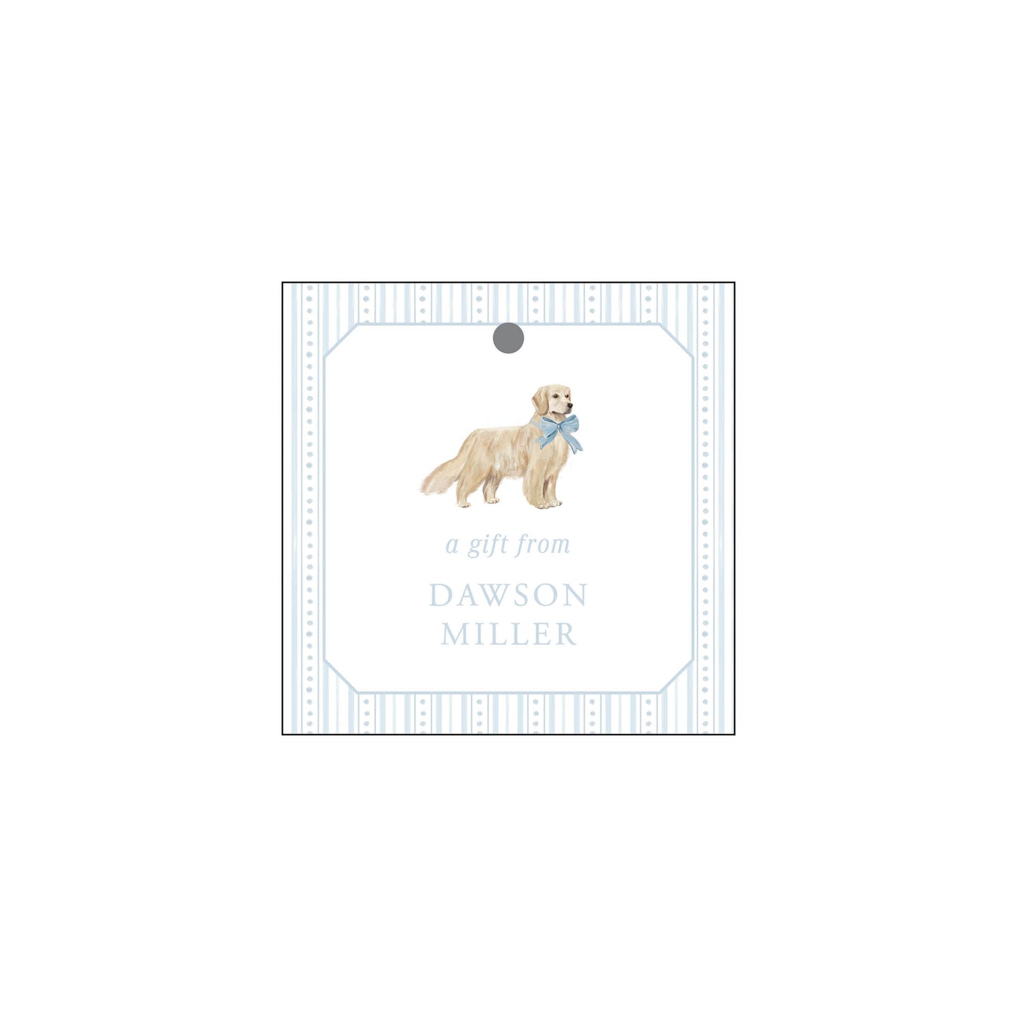 Golden Nursery Tag