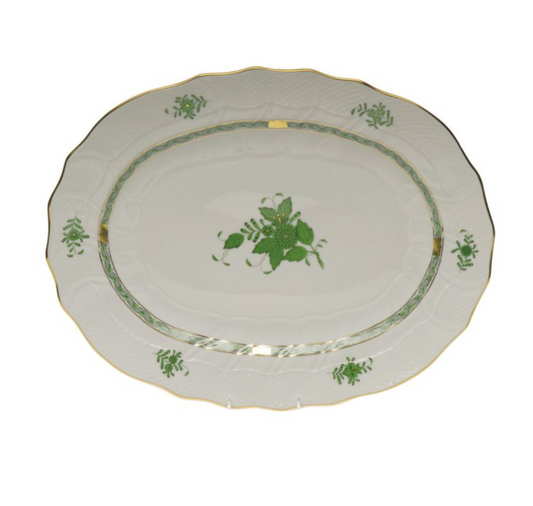 Chinese Bouquet Oval Platter 17"