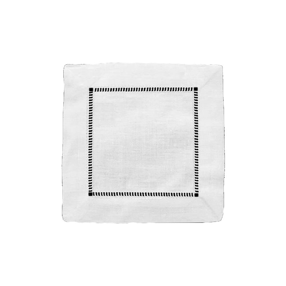 Hemstitch Cocktail Napkins