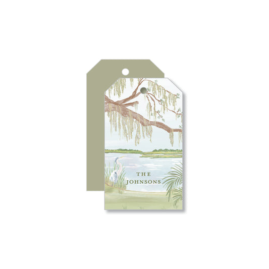 Heron Marsh Gift Tag