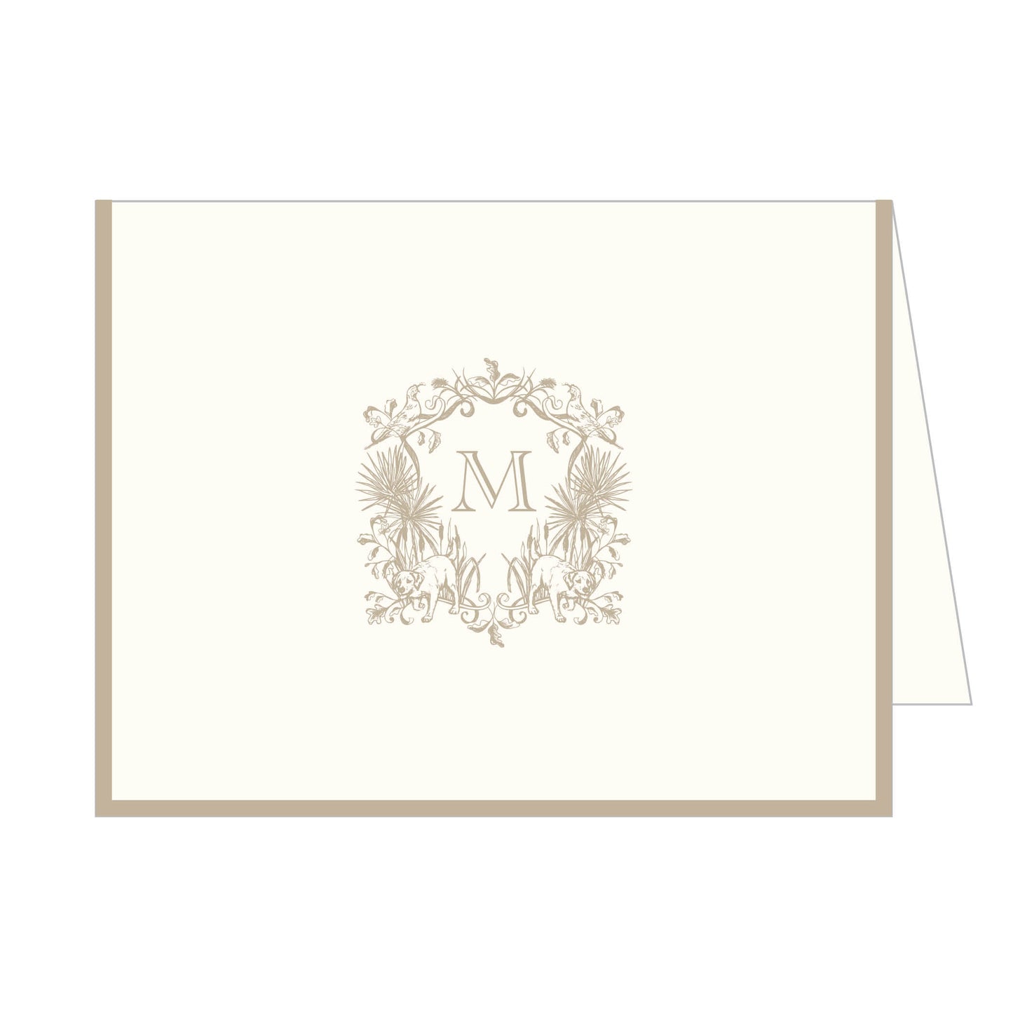 Hunting Dog Crest Notecard