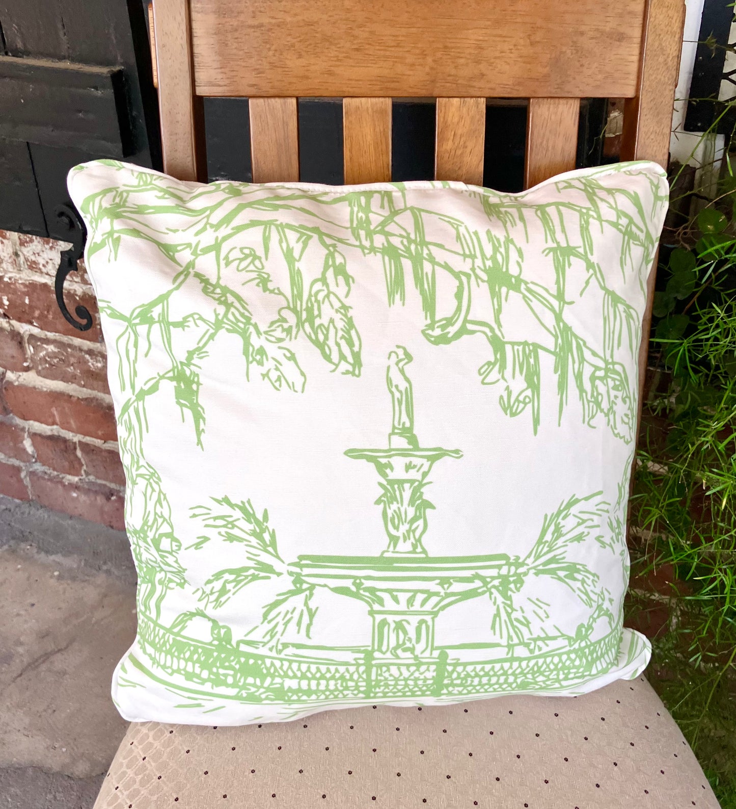 Forsyth Fountain Pillow Cover